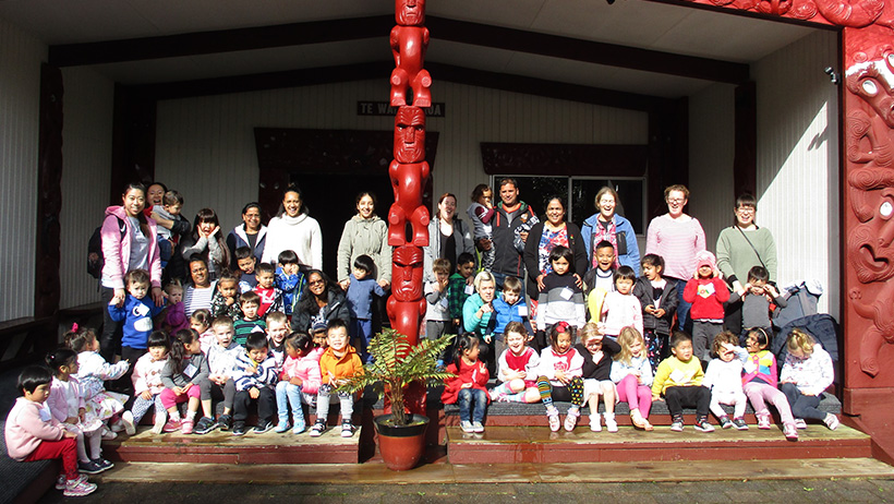 te tahawai Marae trip for Little Earth Panmure daycare